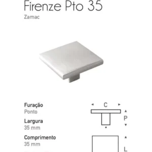 Puxador Firenze 1 Ponto